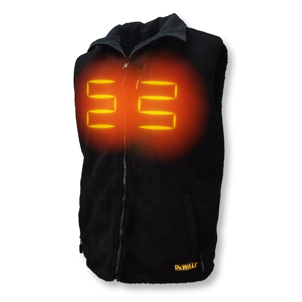 Heated Jackets Heated Reversible Vest Kitted-Blk-S